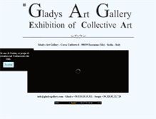 Tablet Screenshot of gladysgallery.com